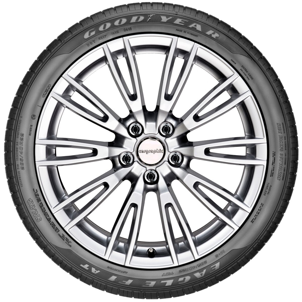 Goodyear Eagle F1 asymmetric SUV tyre 255/50 R20, UK version