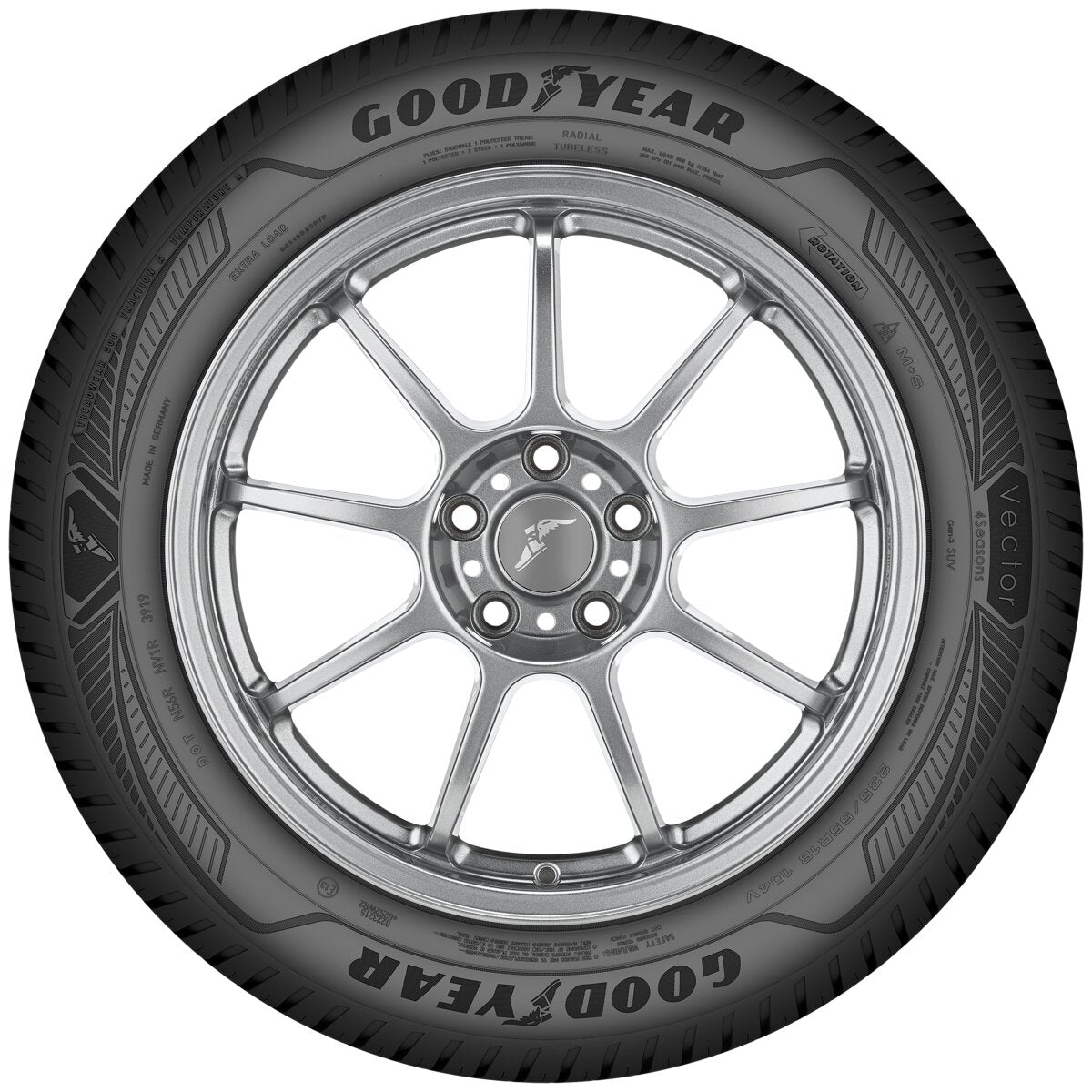 Goodyear 235/65R17 4Seasons Gen-3 SUV all-season tyre, UK version
