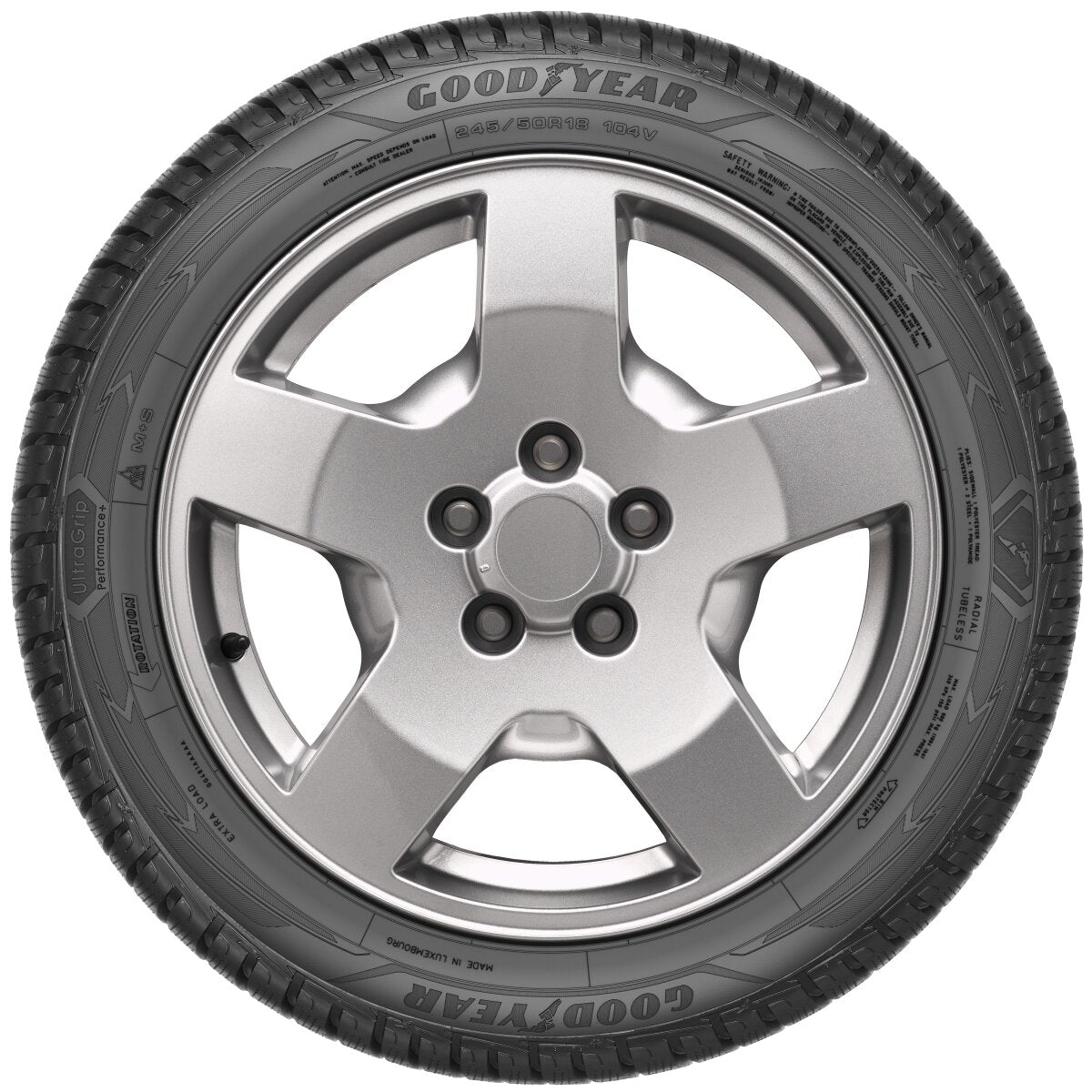 Goodyear UltraGrip Performance+ 245/40R19 summer tyre, imported from the UK