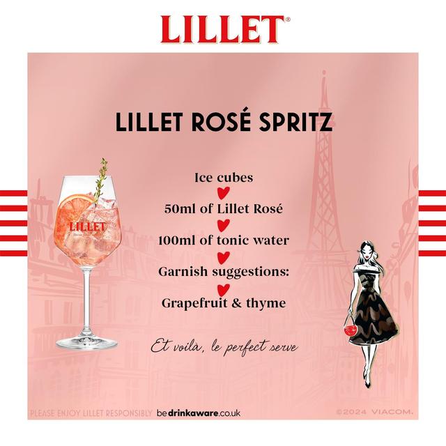 Lillet Rose x Emily in Paris 750ml   75cl GOODS M&S   