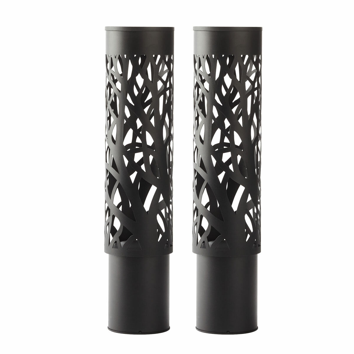 Lot de 2 lampes bolard solaires GTX pour sentiers (marque britannique)