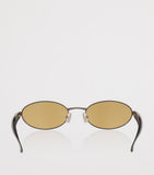 Bottega Veneta Oval Sardine sunglasses metal temples, imported from the UK