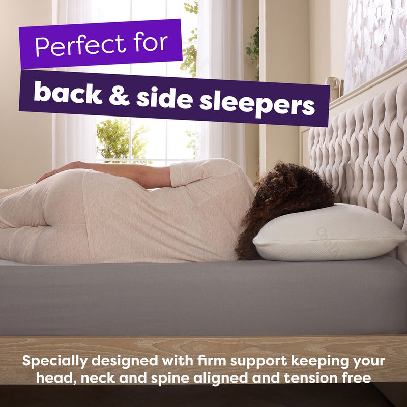 Slumberdown Cool Max memory pillow L74x48cm (British brand)
