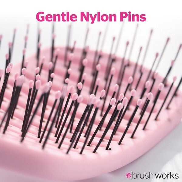 Brushworks curved vent hair brush for blow drying - British product