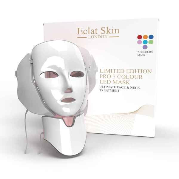 Eclat Skin Limited Edition Pro 7 Colour LED Face & Neck Mask GOODS Superdrug   