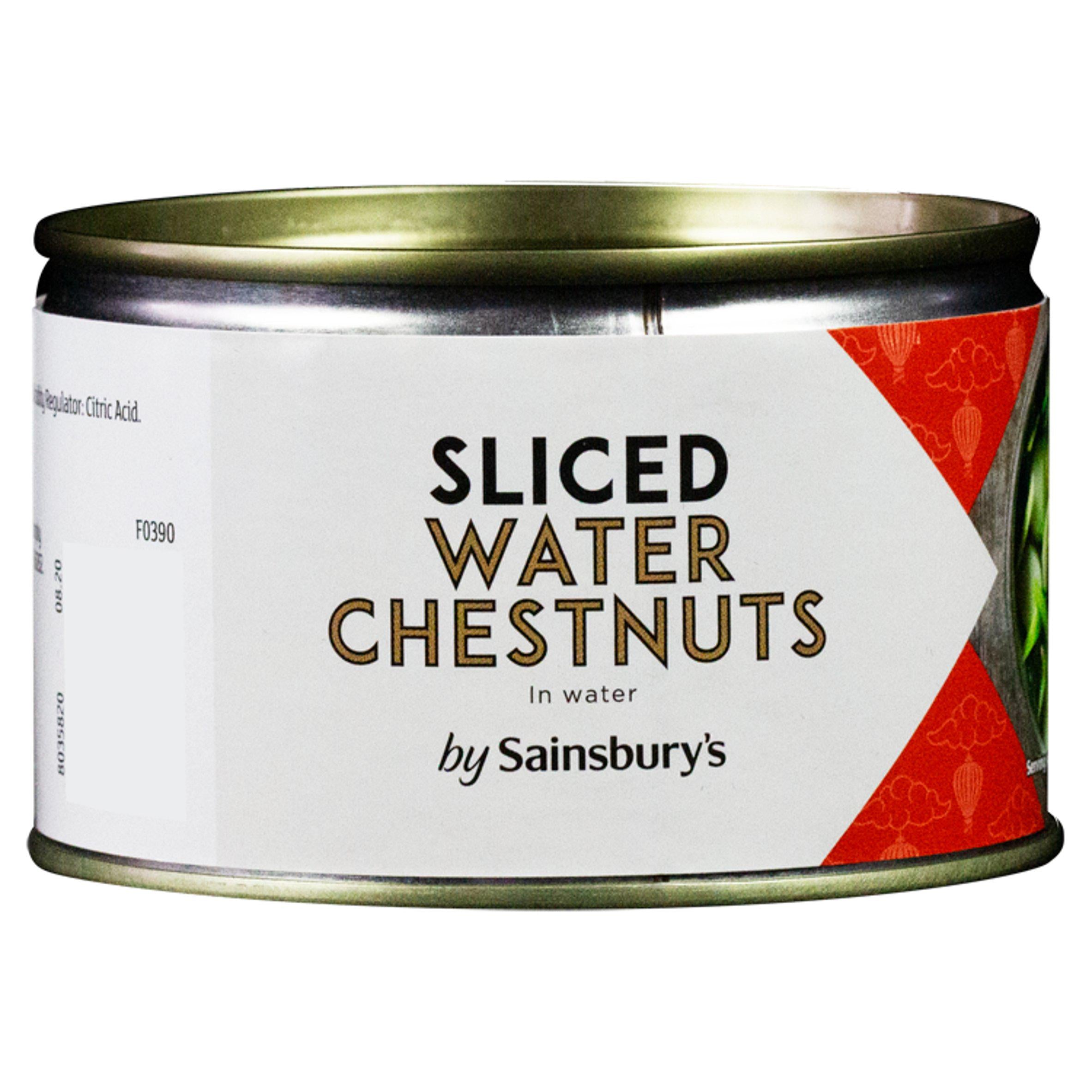 Sainsbury's Canned & Sliced Water Chestnuts 225g Cooking sauces & meal kits Sainsburys   