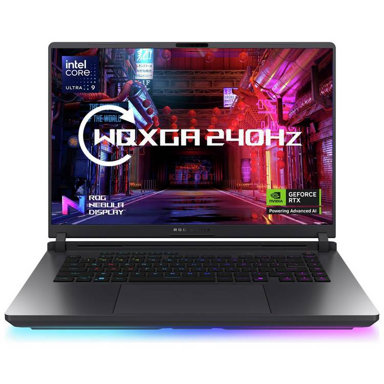 ASUS ROG Stix G16 gaming laptop 16in with Intel Core Ultra 9 - British product