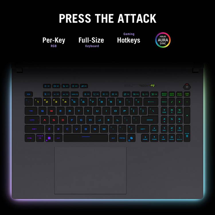 ASUS ROG Stix G16 gaming laptop 16in with Intel Core Ultra 9 - British product