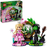 LEGO Wicked Elphaba and Glinda figures set, UK version