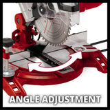 Einhell crosscut mitre saw 1600W 210mm blade, UK version