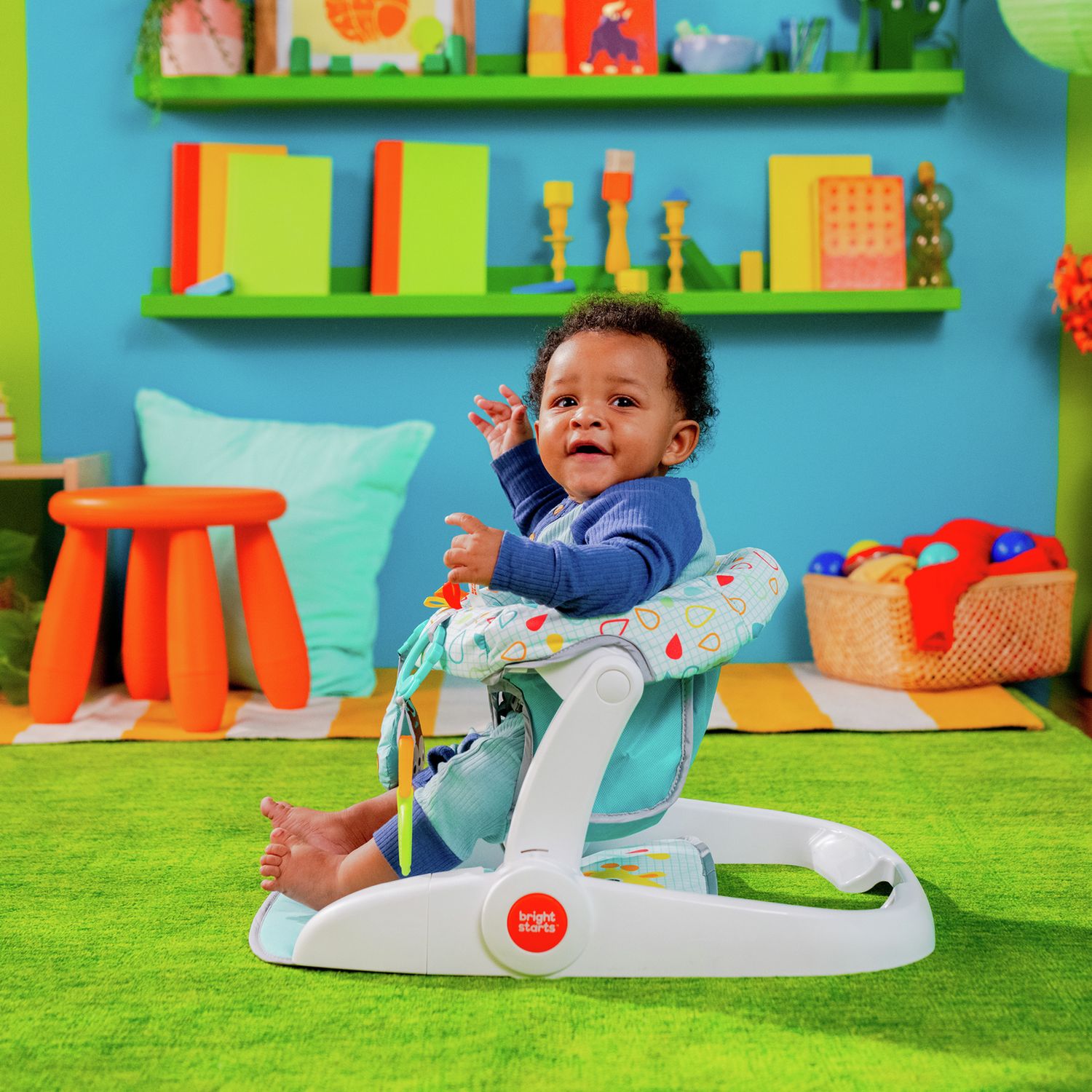 Bright Starts baby floor seat Wild Vibes - British product