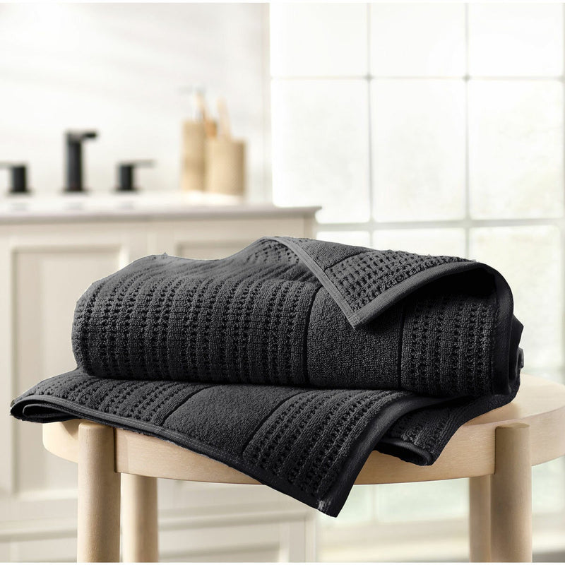 Loftstyle 100% Cotton Black Bath Sheet