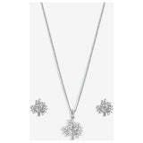 Jon Richard rhodium plated tree of life set, imported from the UK