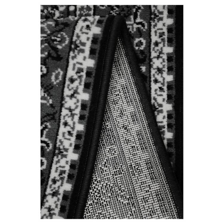 Homemaker traditional black cut pile runner 67x200cm, UK version