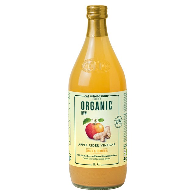 Eat Wholesome Organic Ginger & Turmeric Raw Apple Cider Vinegar   1L GOODS M&S   