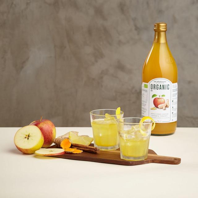 Eat Wholesome Organic Ginger & Turmeric Raw Apple Cider Vinegar   1L GOODS M&S   