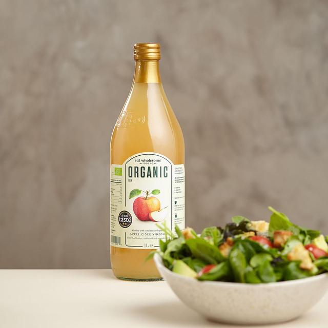 Eat Wholesome Organic Raw Apple Cider Vinegar with Mother   1L GOODS M&S   