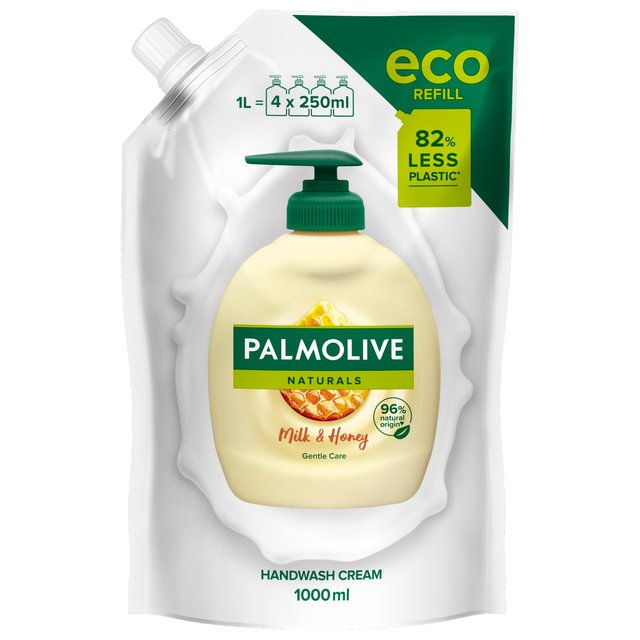 Palmolive Milk & Honey Liquid Hand Soap Doy Pack   1L