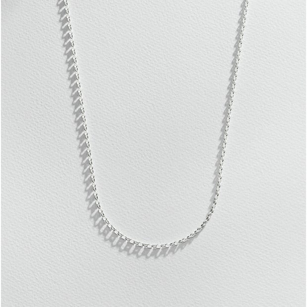 Revere sterling silver oval belcher chain 22 inch - British product