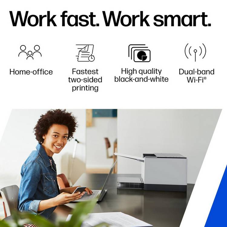 HP LaserJet Pro M209dw wireless mono laser printer, UK version