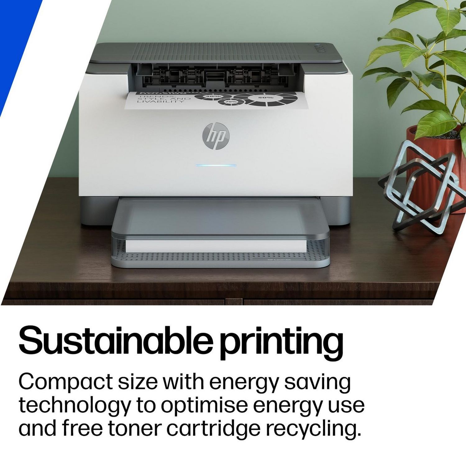 HP LaserJet Pro M209dw wireless mono laser printer, UK version
