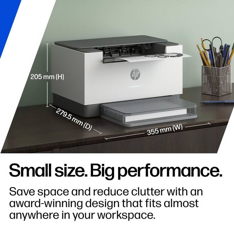 HP LaserJet Pro M209dw wireless mono laser printer, UK version