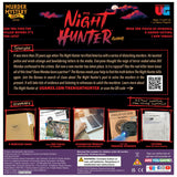 Murder Mystery Party cold case file game The Night Hunter box, UK version