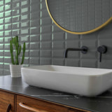 Rust-Oleum bathroom tile satin paint 750ml Graphite (British brand)