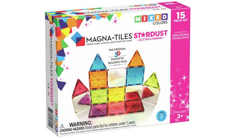 Magna-Tiles Stardust 15 Piece Set Magnetic Toy GOODS Argos