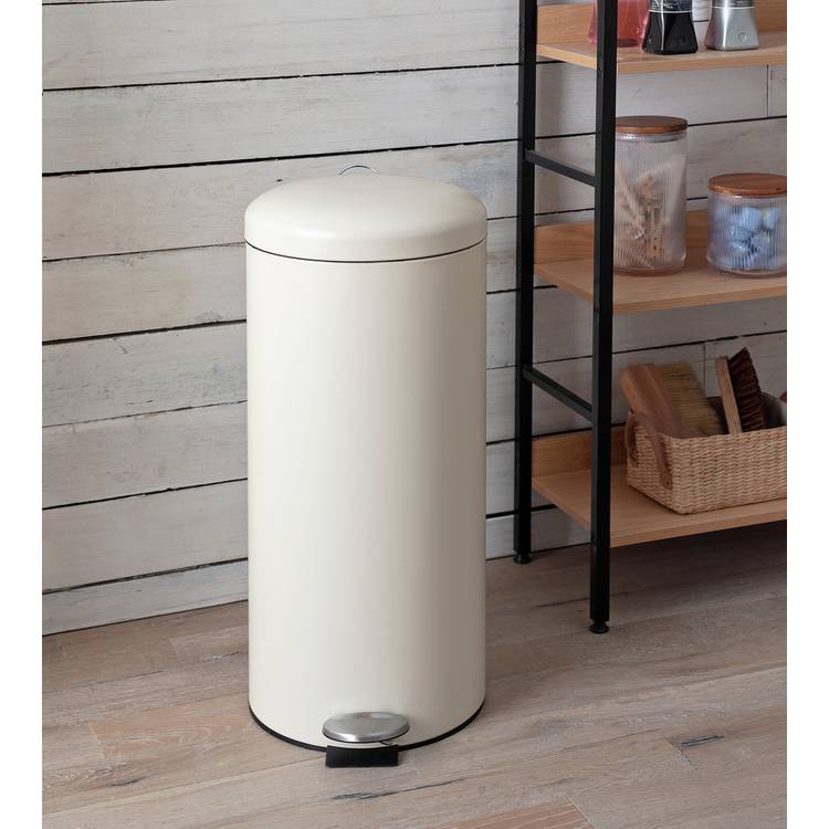 Habitat pedal bin matte cream 30 litre, UK version