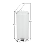 Habitat pedal bin matte cream 30 litre, UK version