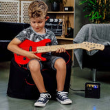 3rd Avenue 1/4 size kids guitar pack red, imported from the UK