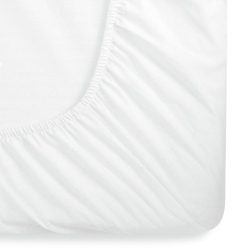Habitat Polycotton Extra Deep White Fitted Sheet - Superking