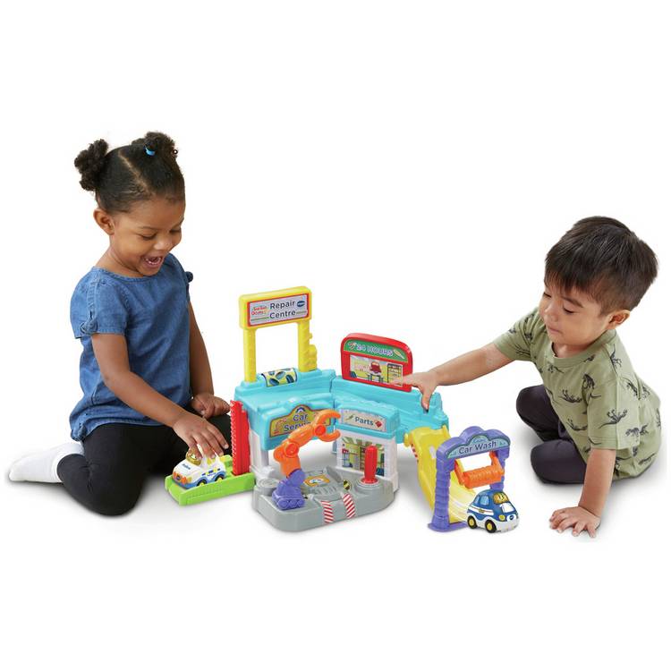 VTech Toot-Toot Drivers Repair Centre playset with dumper lorry - British product