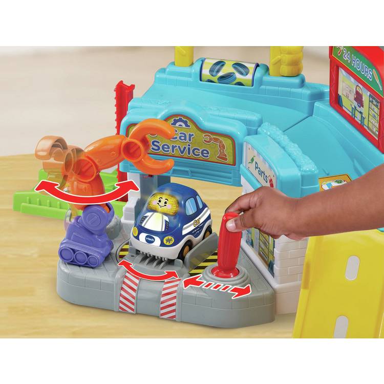 VTech Toot-Toot Drivers Repair Centre playset with dumper lorry - British product
