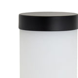 Argos Home Aspley opal glass bathroom wall light black (British brand)
