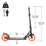 Decathlon Mid 7 kids foldable inline scooter, imported from the UK