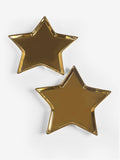Rockett St George gold star side plates set of 2 28cm, imported from the UK