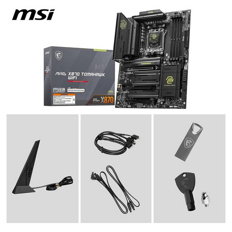 MSI MAG X870 Tomahawk Wi-Fi motherboard, imported from the UK