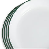 Habitat stoneware pasta bowls two tone green and white set of 4 - British product