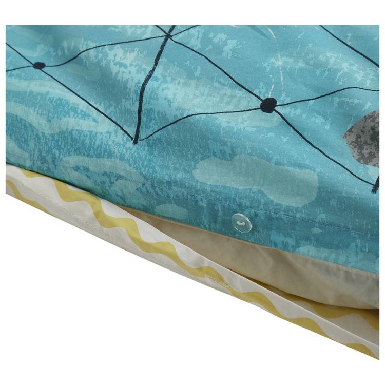 Habitat kids bedding set single seaside panel (British brand)