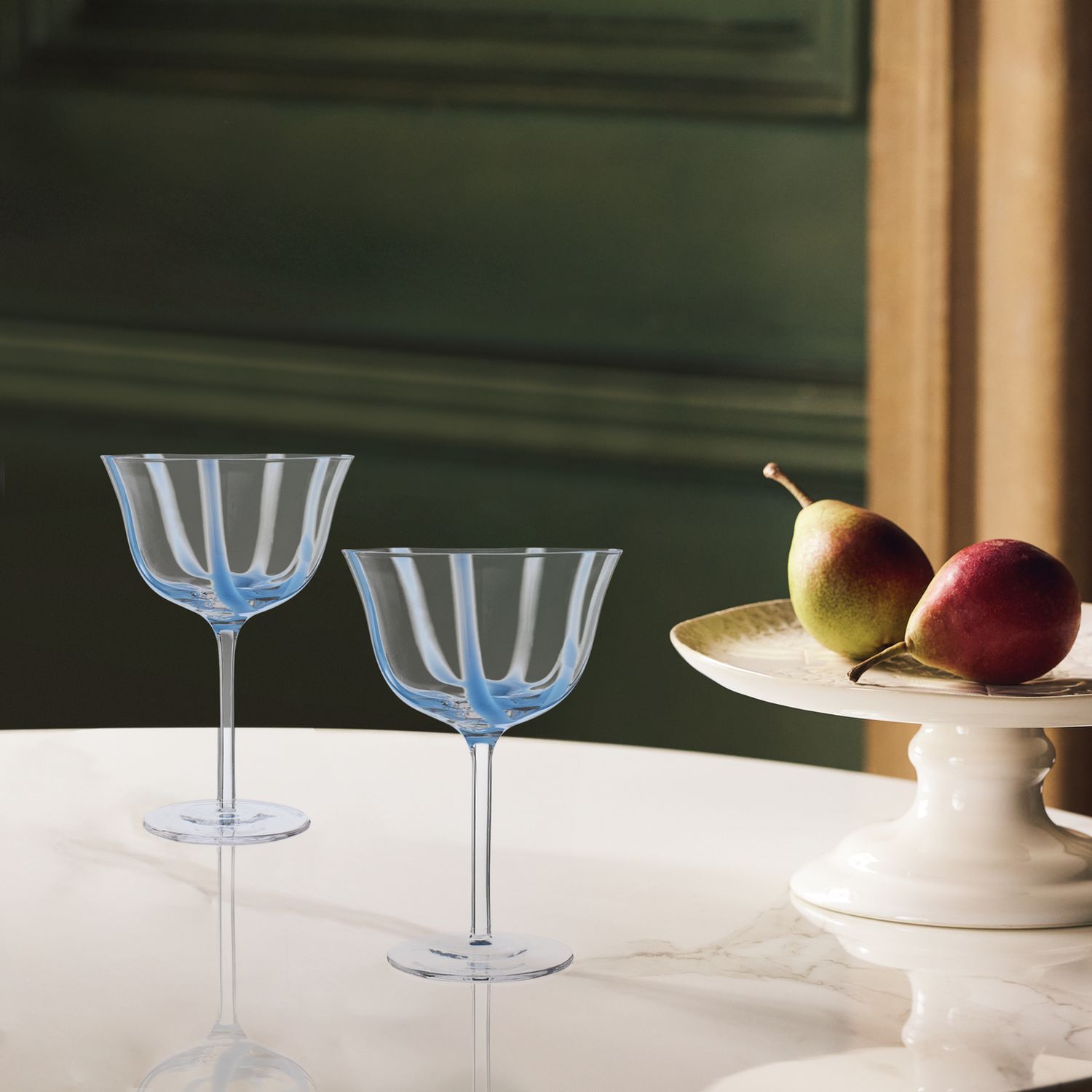 Habitat Sanderson cocktail glasses 2pk 380ml (British brand)