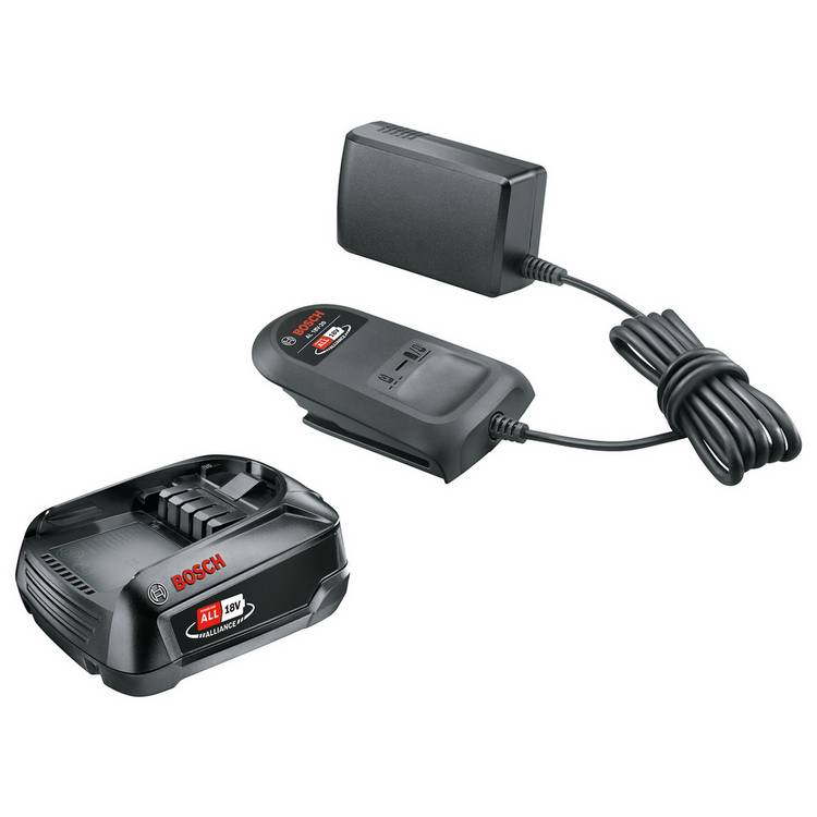 Bosch starter set 18V battery and charger 2.5Ah - British product