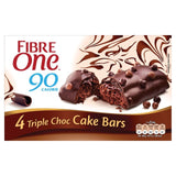 Fibre One 90 Calorie Triple Choc Cake Bars   4 x 25g GOODS M&S   