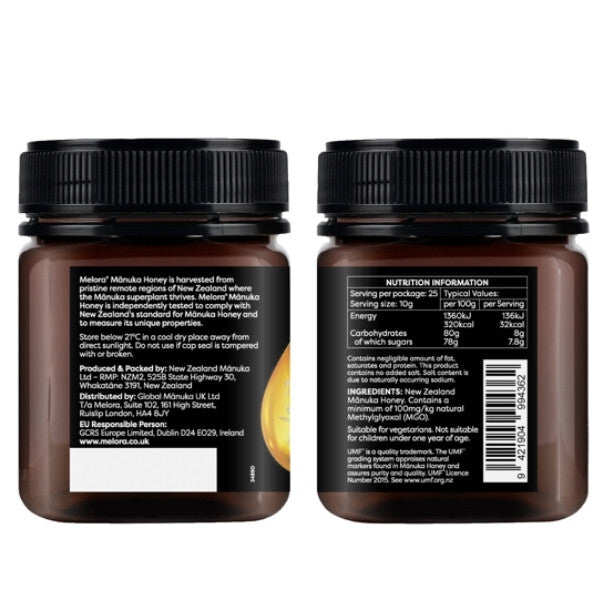Melora Manuka honey 100MGO 250g - British product