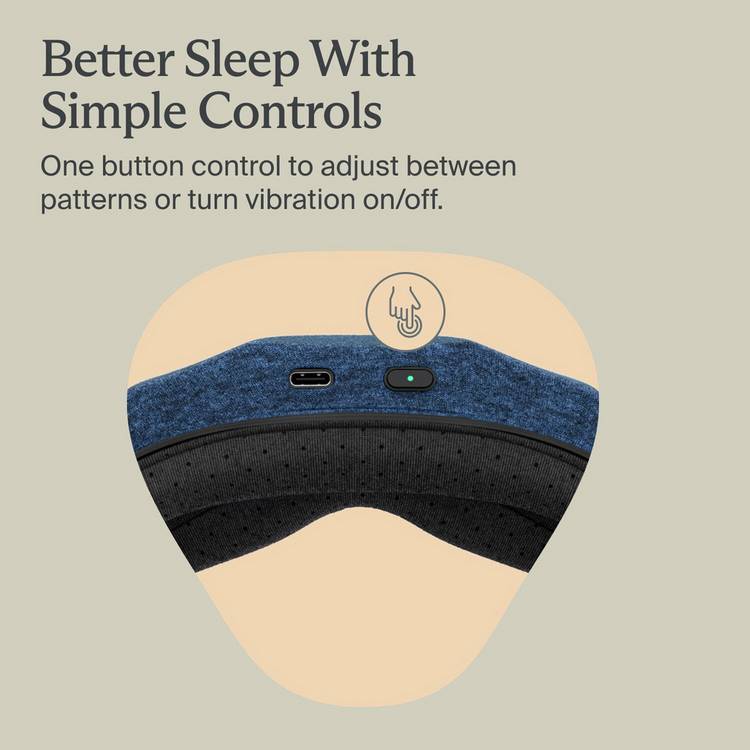 Therabody rechargeable padded sleep mask, imported from the UK