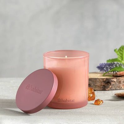 Argos Habitat Small Patchouli & Amber Scented Candle with Lid- Buy online at McGrocer