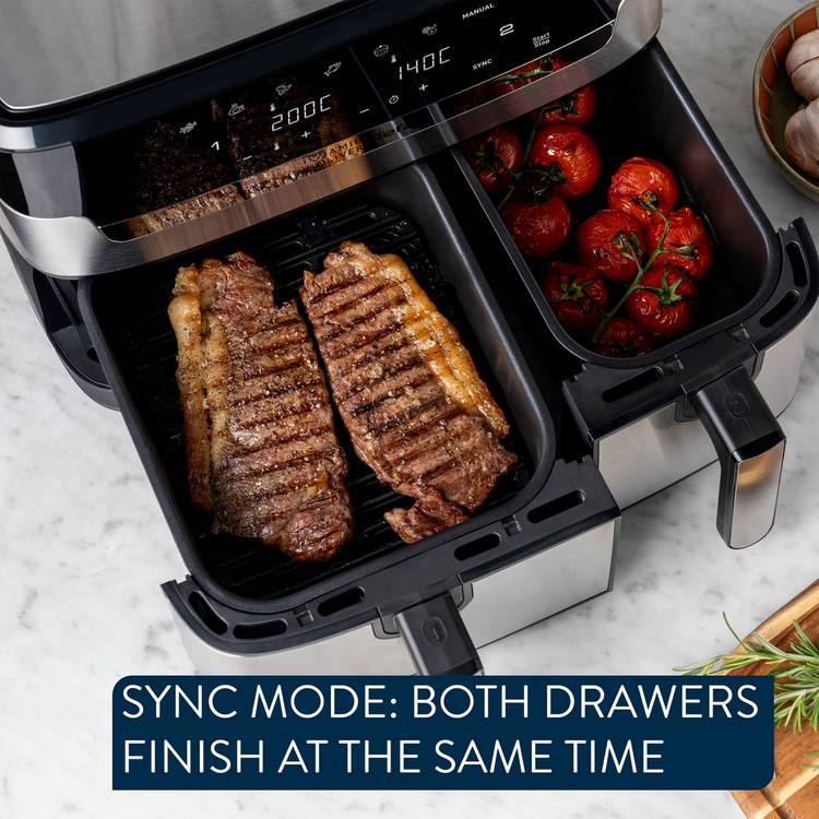 Jamie Oliver air fryer dual drawer 8.3L (British brand)