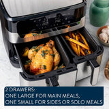 Jamie Oliver air fryer dual drawer 8.3L (British brand)