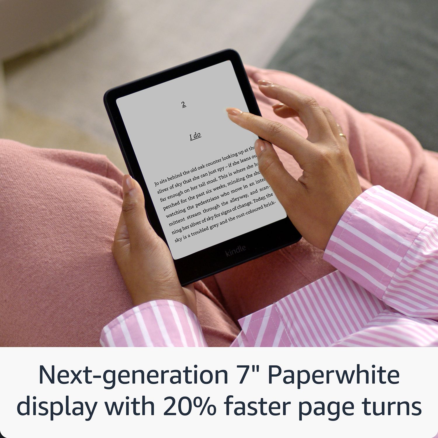 Amazon Kindle Paperwhite 2024 7 inch e-reader 16GB green, imported from the UK